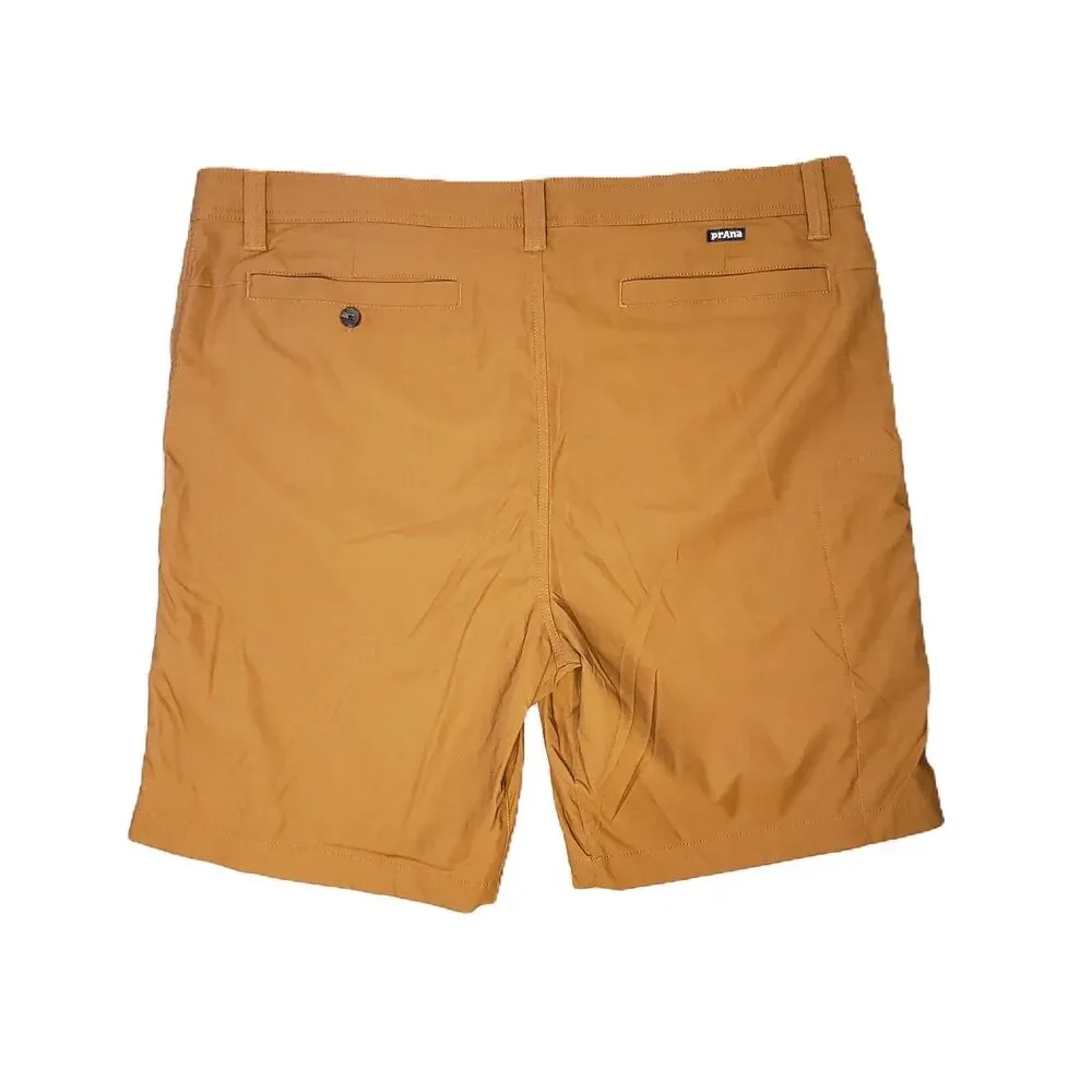 Prana Alameda Shorts Mens 40‎ Tan Khaki Re-zion Ripstop Hiking Outdoors Camping - Picture 2 of 7